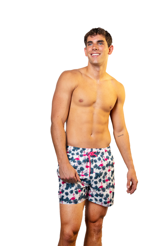 Tropicalia Exotic Print Men’s Designer Swim Shorts Trunks | Lush Summer 2024 Look